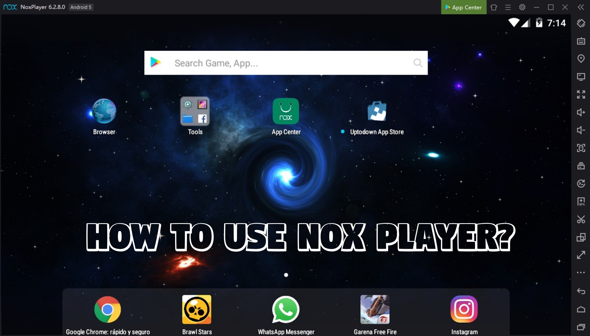 How to use Nox player