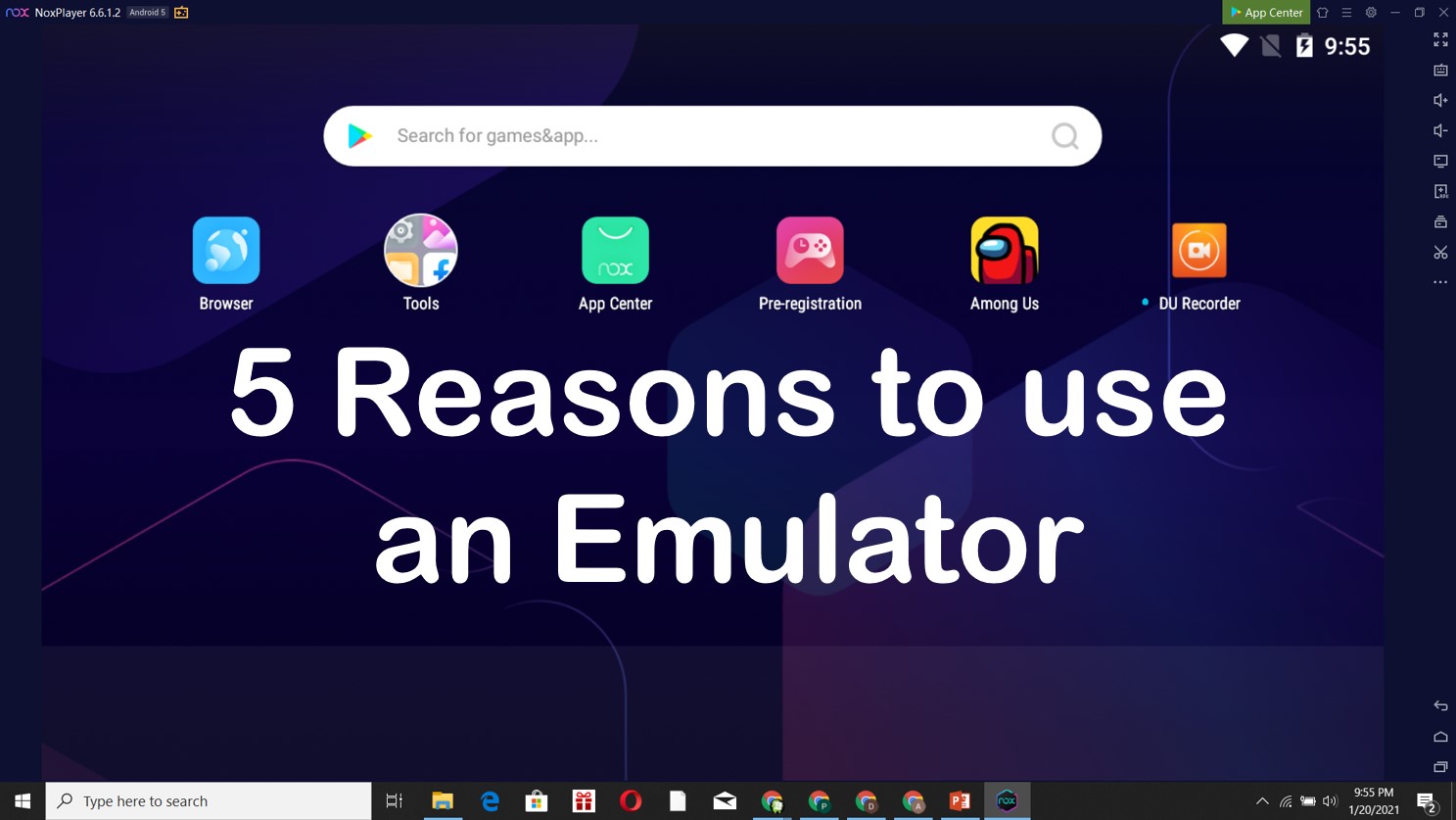 Five Reasons to Use an Emulator